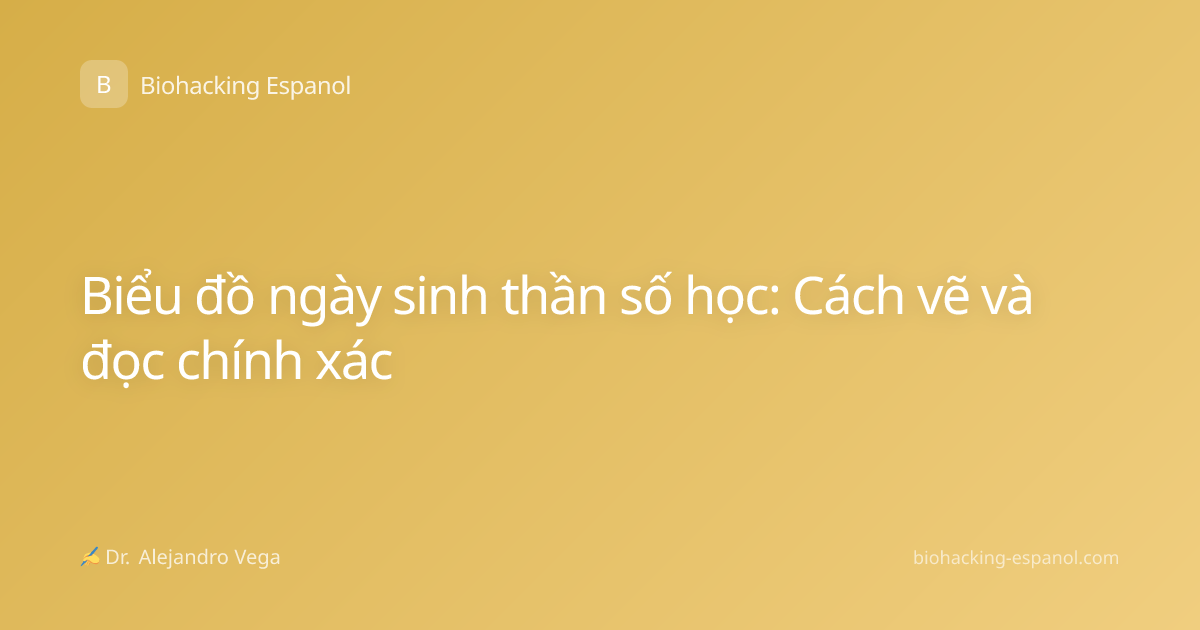 Biểu đồ ngày sinh thần số học: Cách vẽ và đọc chính xác